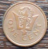 (M1998) MONEDA BARBADOS - 1 CENT 2002, EXOTICA, America de Nord