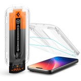 Folie sticla securizata Spigen Glass tR EZ Fit Pro HD compatibila cu iPhone 16 Pro Max/17 Pro Max, Transparent