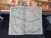 Călărași, Urziceni, Mizil, Slobozia, Țăndărei, Cernica hartă color c. 1930, 109