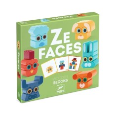 Joc educativ Ze Faces, Djeco, +3 ani
