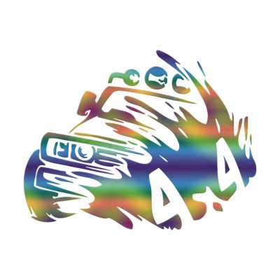 Sticker Land Rover Four , Autocolant Off-Road pentru Aventurieri foto