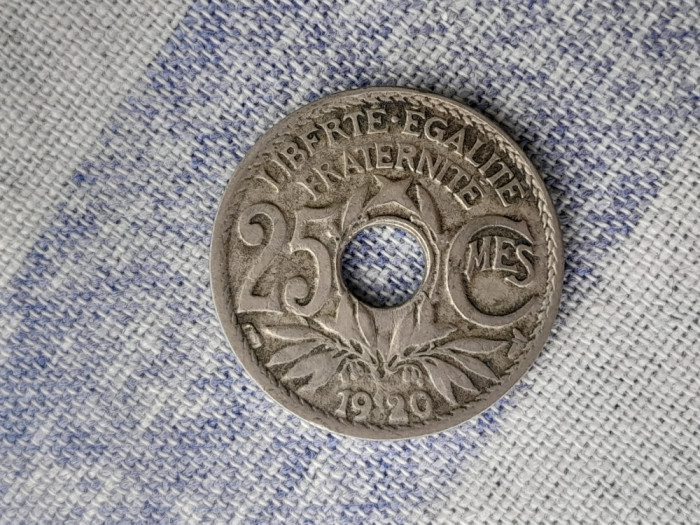 25 CENTIMES 1920 franta