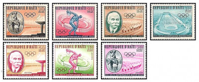 Haiti 1960 - Jocurile Olimpice Roma, serie neuzata foto