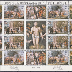 DB1 Pictura Sao Tome 1983 Rubens MS MNH