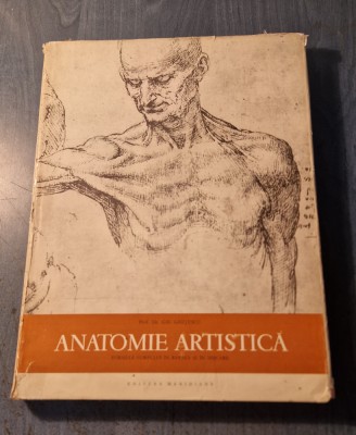 Anatomie artistica volumul 2 Gh. Ghitescu foto