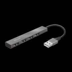 Trust Halyx Aluminium 4 Mini USB Hub &amp;quot;TR-23786&amp;quot; (timbru verde 0.8 lei) foto