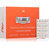 Fler Precision Razor Cartridges lame de rezerva 4 buc