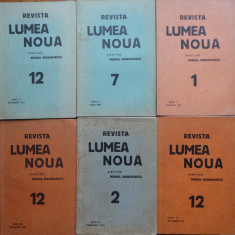 Revista Lumea noua, director Mihail Manoilescu, 20 numere, 1933 - 1941