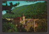 CPIB 24835 CARTE POSTALA - BRASOV: BISERICA NEAGRA, CIRCULATA, 1965, STAMPILE, TIMBRU, KRUGER