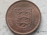 JERSEY-&frac12; NEW PENNY 1971, Europa, Bronz