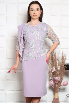 Rochie De Ocazie Marbela Lila - 58Marimea foto