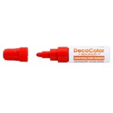 Marker cu vopsea Uchida jumbo industrial varf gros 6 mm 935 rosu