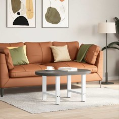 vidaXL Picioare pentru măsuță de cafea, albe, 2 buc., 50x(42-43) cm, oțel 4013281