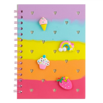 Carnet Notițe A5, 4Patches, File 80, Capacul Moale, Spirale, Multicolor foto