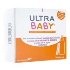 Supliment Alimentar, Biocodex, Ultra Baby, Tratament Anti-Diareic cu Probiotice, 14 plicuri