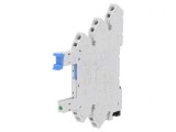 Stativ pentru Șină DIN cu Cleme cu Arc 250VAC