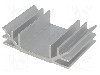 Radiator extrudat, aluminiu, 50mm x 70mm, STONECOLD - foto