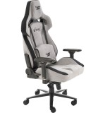 Cumpara ieftin Scaun directorial pentru gaming HM Alister, stofa, robust, cadru metalic, cotiere reglabile, multiblock,100 kg, gri