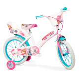 Bicicleta copii, Toimsa, Paw Patrol, 16 inch, Roz