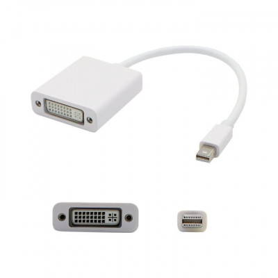 Adaptor Mini DISPLAYPORT - DVI-D, Thunderbolt, calitate superioara tip tata-mama foto