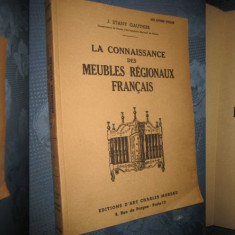 B190-Cunoasterea Mobilei regionale Franta veche Album Arta 1952 Paris.