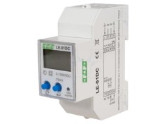Contor digital F&amp;F LE-01DC pentru şină DIN, 5-1000V VDC