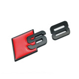 Emblema S5 spate portbagaj Audi,Negru matt