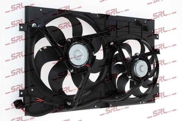 Ventilator radiator Audi A3 03, Tt 06; Seat Leon 05, Toledo 05; Skoda Octavia 10; Vw Bora 05, Golf 4 03, New Beetle 10, motor: 1.6, 1.8, 1.8 T, 1.9