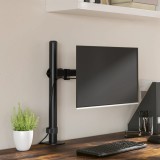 VidaXL Suport de perete pentru monitor VESA 75/100 mm, negru, oțel