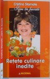 ... SARE IN BUCATE , RETETE CULINARE INEDITE de CRISTINA STAMATE , 2007