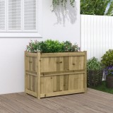 Jardiniera Gradina Gossi 90x50x70cm Lemn Pin Impregnat Ghiveci Flori Legume Exterior Terasa