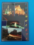 CPIB 23196 CARTE POSTALA - BUCURESTI NOAPTEA, MOZAIC, NECIRCULATA