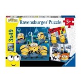 Cumpara ieftin Puzzle 3 in 1 - Minions, 147 piese