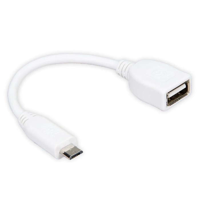Cablu adaptor Raspberry Pi OTG Micro USB &ndash; USB-A