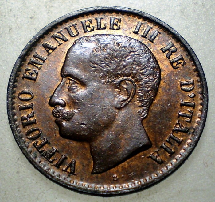 E.042 ITALIA VITTORIO EMANUELE III 1 CENTESIMO 1904 R XF/AUNC