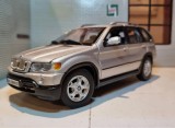 Macheta Metal Bmw x5 gri 1:24 deschide usi fata si capota