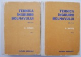Tehnica ingrijirii bolnavului (2 volume) &ndash; Carol Mozes (putin uzata)