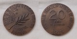 FESTIVALUL BRIGAZILOR ARTISTICE - COMITETUL DE CULTURA SI Ed. SOCIALISTA medalie
