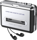 DITNOW Casetofon - Convertor casetă la CD MP3 prin USB, Convertor de casetă port, Oem