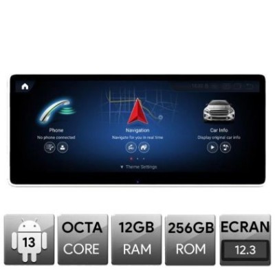 Navigatie dedicata Mercedes GLC V-Klass masini cu NTG6 MBUX Android ecran 12.3&amp;quot; 2K Qled 12+256 Qualcomm 668 4G BT camere 360 CarStore Technology foto