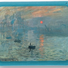 Tavita din metal - Claude Monet Soleil Levant | Cartexpo