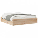 VidaXL Cadru de pat, 180x200 cm, lemn masiv de pin