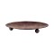 Suport Lumanare rotund din Metal, culoare bronz, 15 cm, ATU-089704
