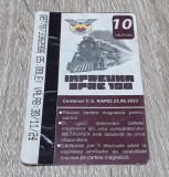Cartela metrox rara 10 calatorii &quot;impreuna spre 100,,