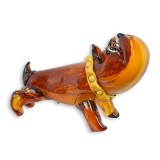 Buldog englez-figurina din sticla Murano MG-216