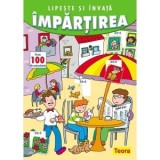 Lipeste si invata impartirea (peste 100 de autocolante)