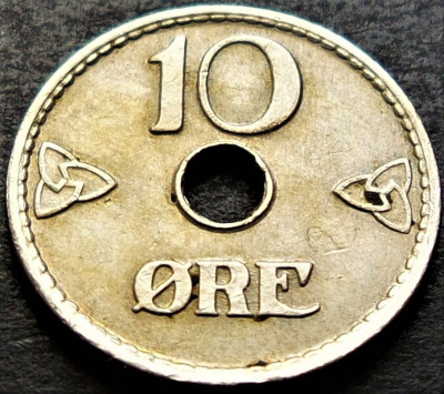 Moneda istorica 10 ORE - NORVEGIA, anul 1949 * cod 462 - excelenta! foto