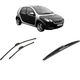 Cumpara ieftin Set 3 stergatoare SMART FORFOUR (454) din 2004-2006, pentru parbriz si luneta fata si spate auto, Bosch Twin-Aerotwin Retrofit, din cauciuc siliconat