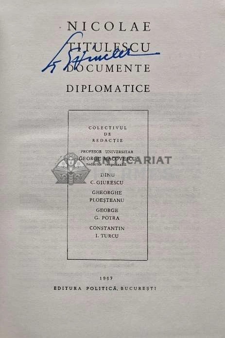 Documente diplomatice - Nicolae Titulescu (@D61)