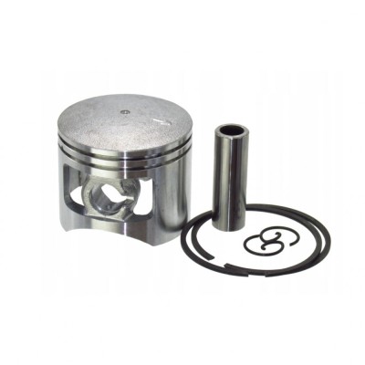Piston complet compatibil China 4500, 43mm, bolt 10mm, 45cc, Micul Padurar, Almaz, Ruris, Blade, Gospodarul, Total, Craftec, Voinic, PowerX foto